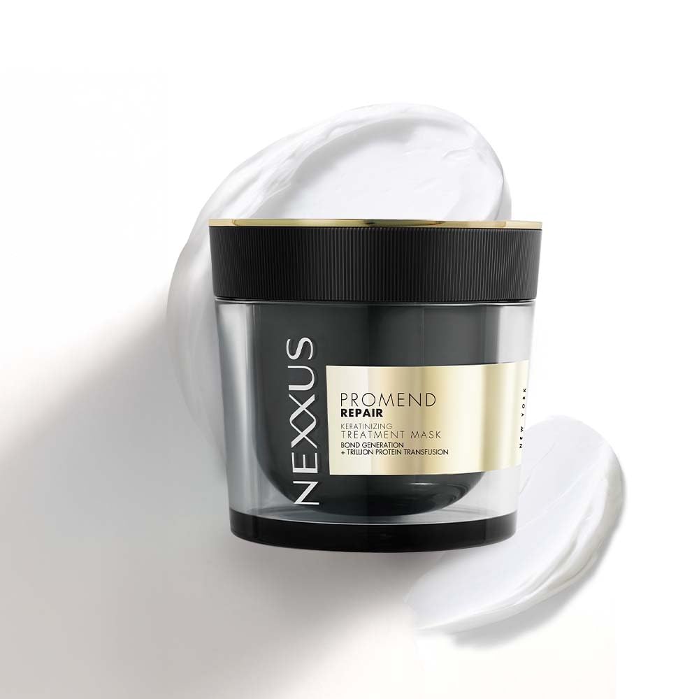 Nexxus Promend Repair Keratinizing Treatment Mask For Damaged Hair 200ml | 12 X Stronger | 200% Smoother | Crafted with Magnolia Parfum Fragrance Profile