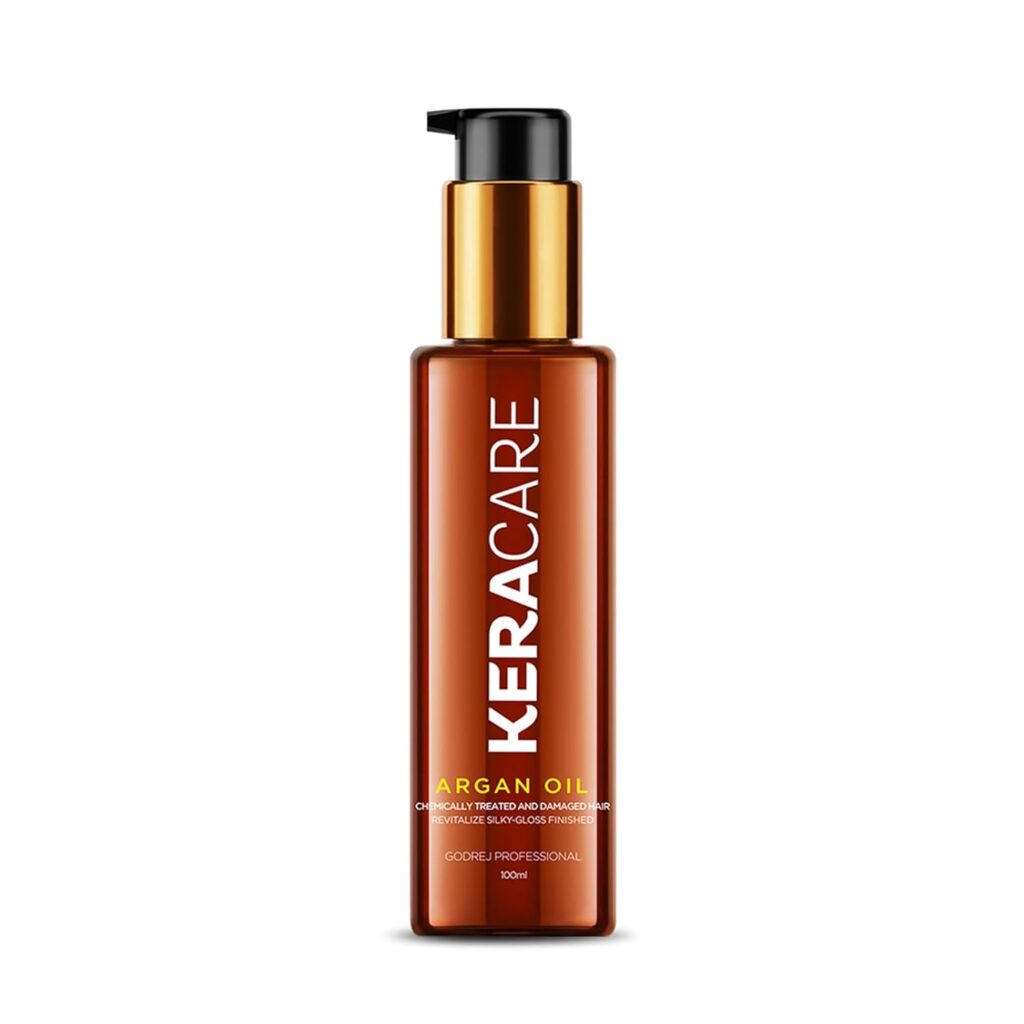 Godrej Professional Nourish Shine Argan Oil Hair Serum (120ml) | For Glossy Nourished Hair | No Sulphate & Paraben | UV-Protect Formula