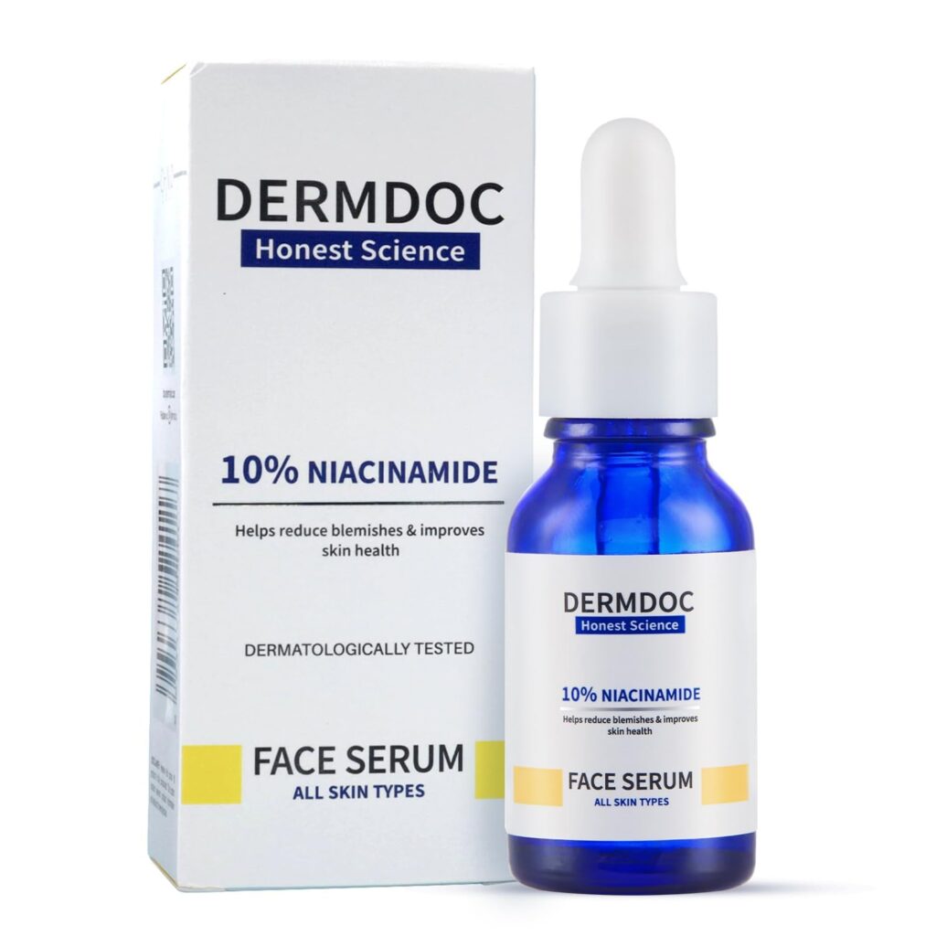 DermDoc by Purplle 10% Niacinamide Face Serum (30 ml) | skin radiance face serum, niacinamide serum
