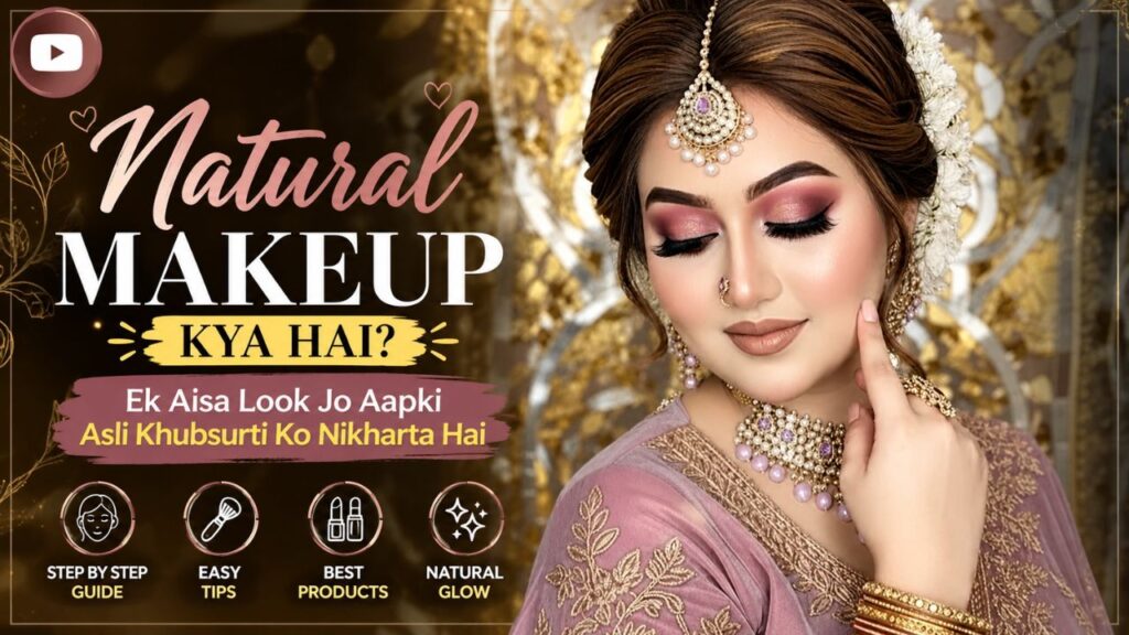 Natural Makeup Kya Hai? Ek Aisa Look Jo Aapki Asli Khubsurti Ko Nikharta Hai