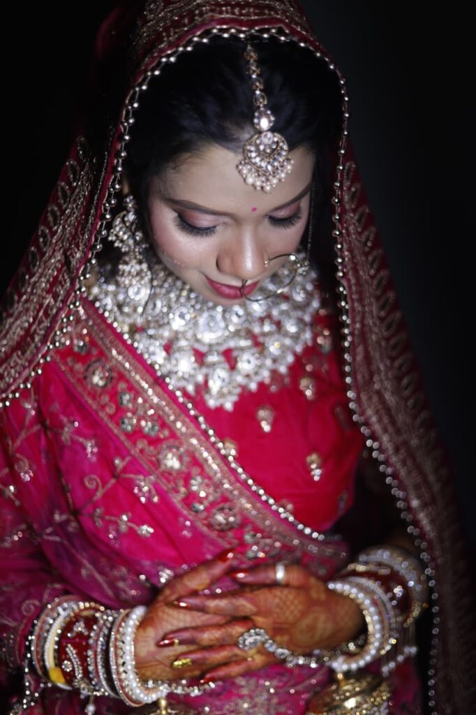 long-lasting wedding look.