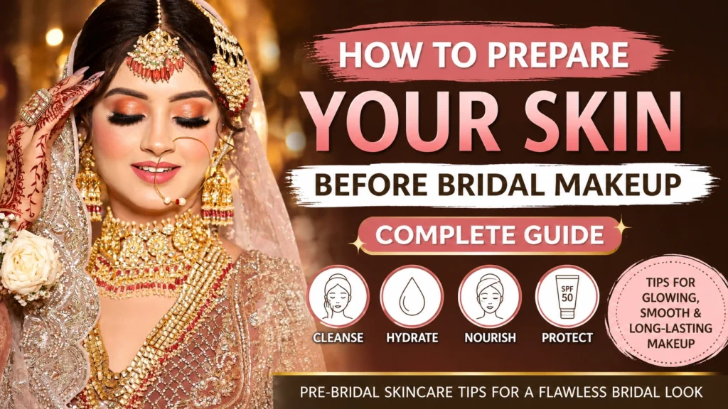 How to Prepare Your Skin Before Bridal Makeup